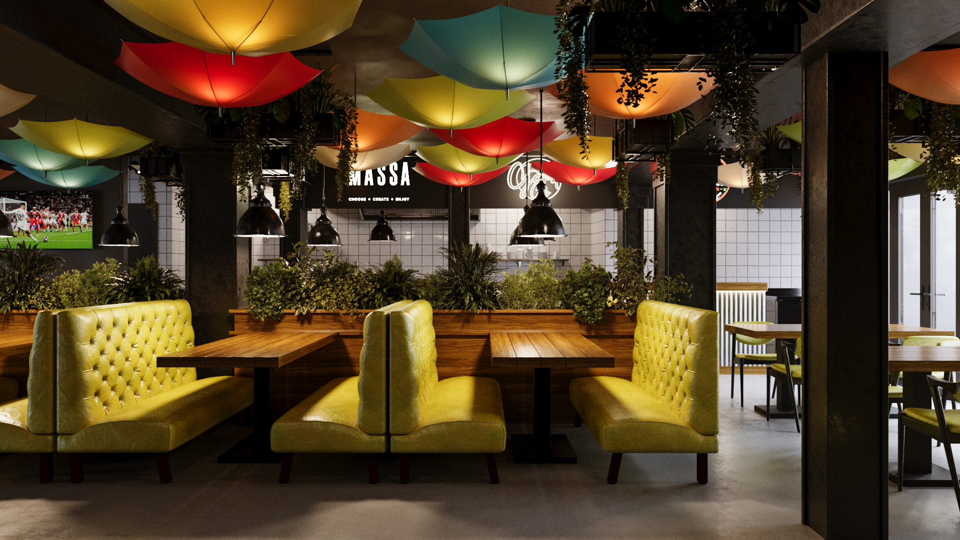 Garden Market architectural concept rendering